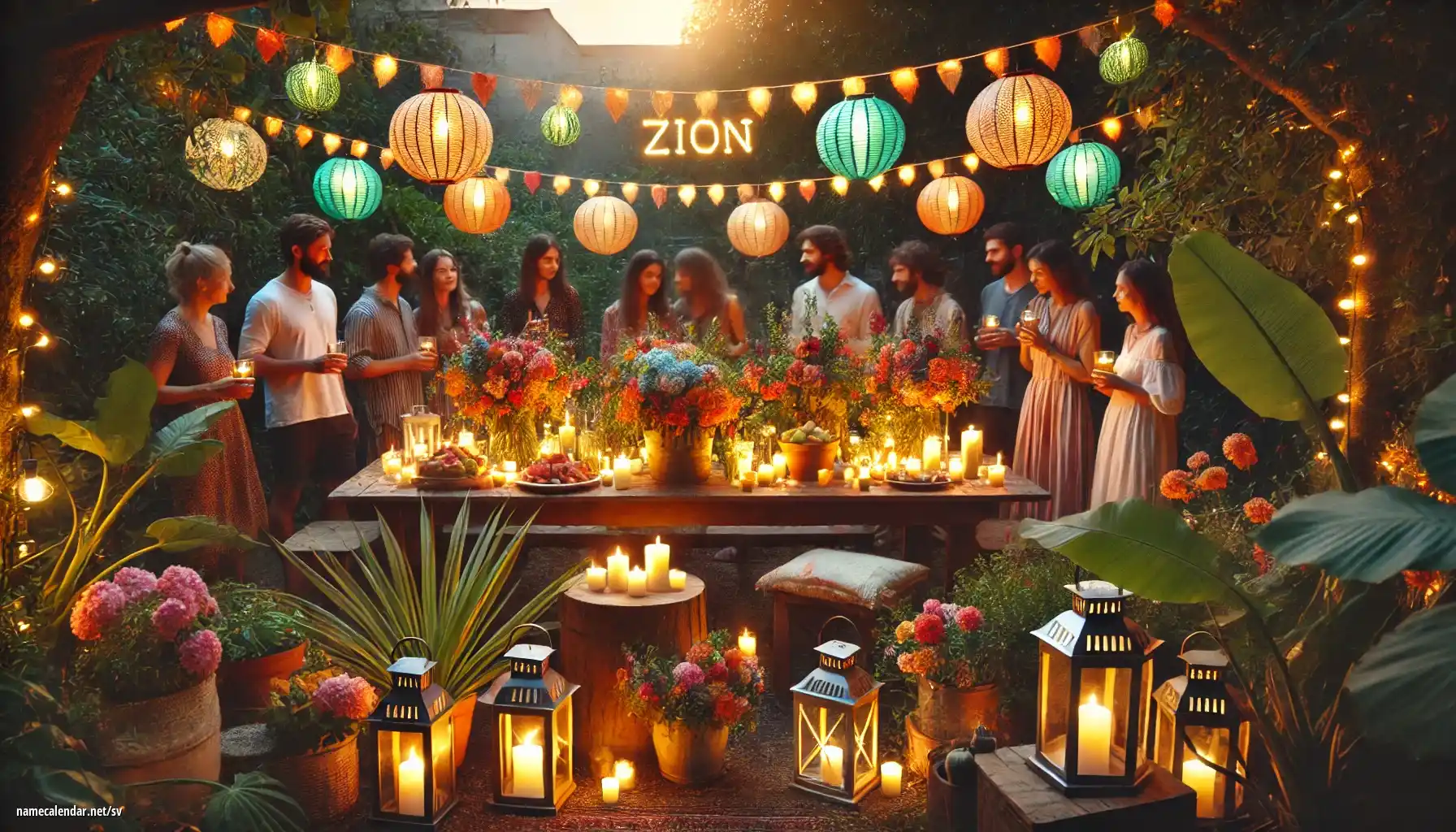 Firande av namnsdag och namn - Zion