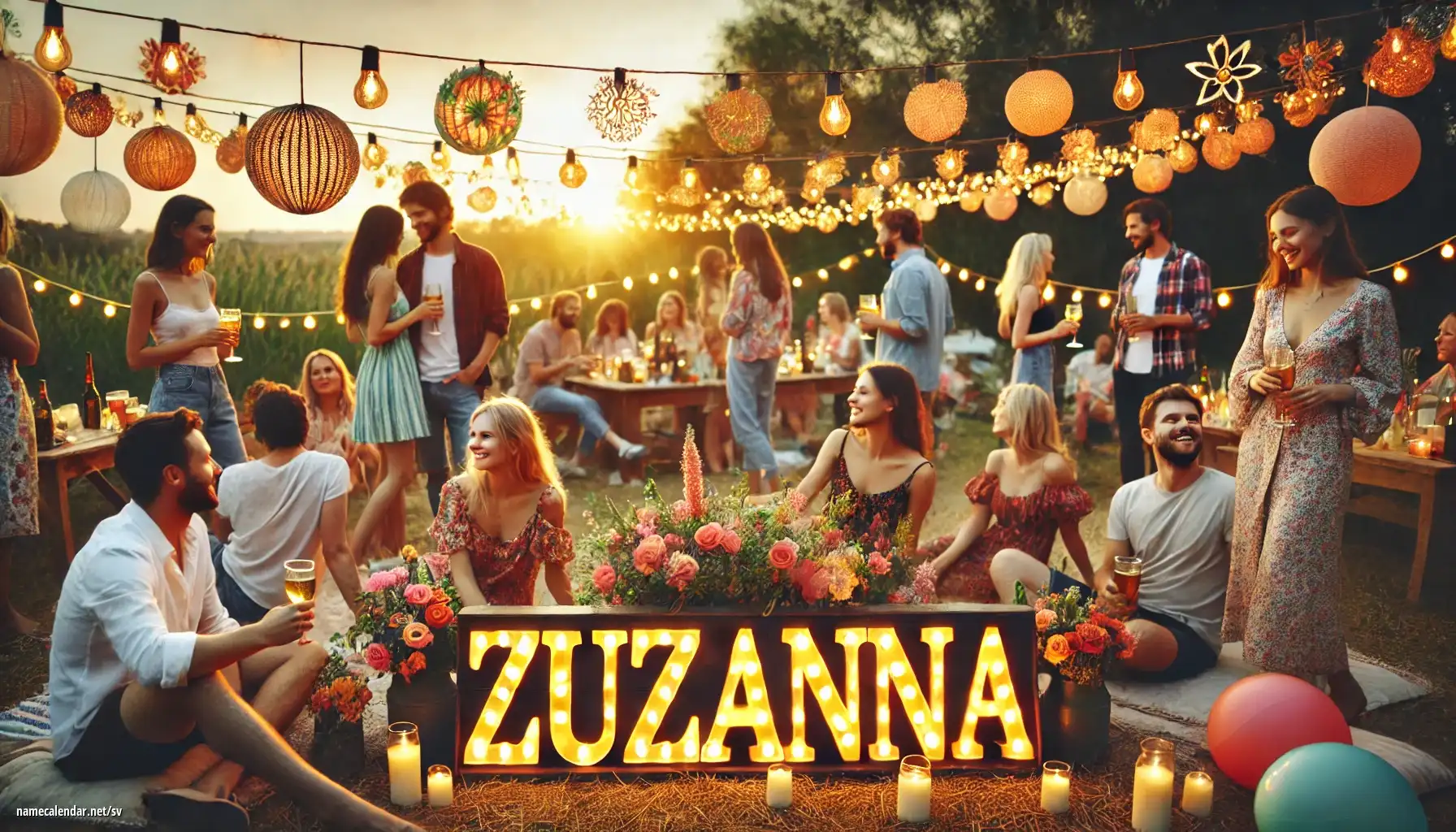 Firande av namnsdag och namn - Zuzanna