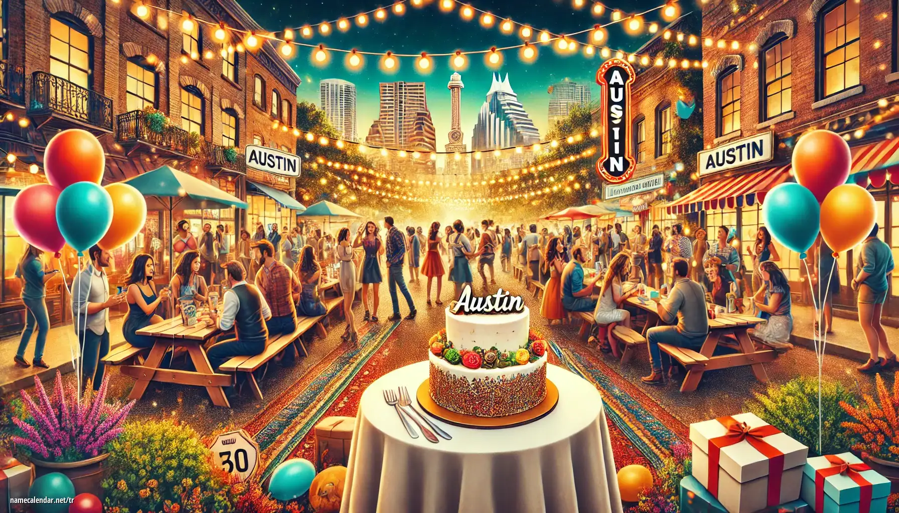 İsim günü ve isim kutlaması - Austin