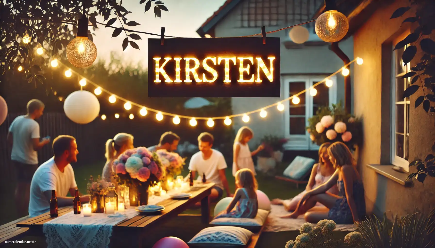 İsim günü ve isim kutlaması - Kirsten