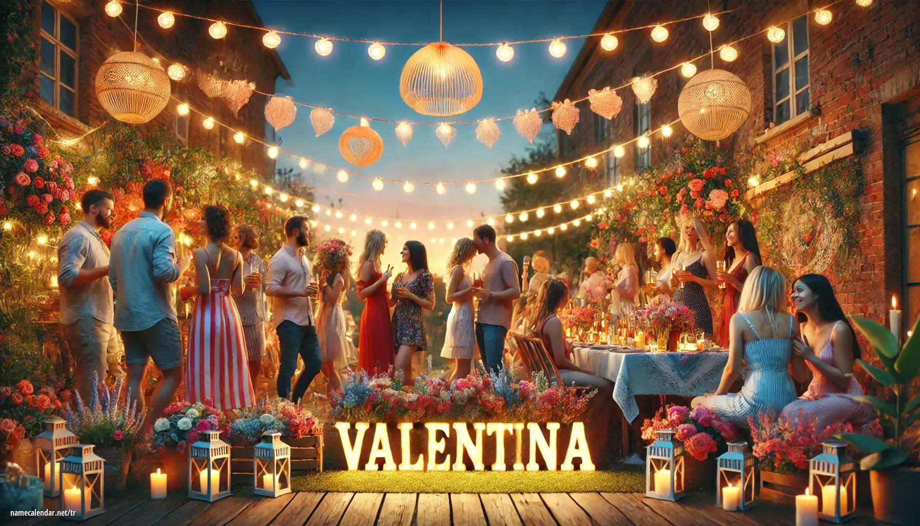 İsim günü ve isim kutlaması - Valentína