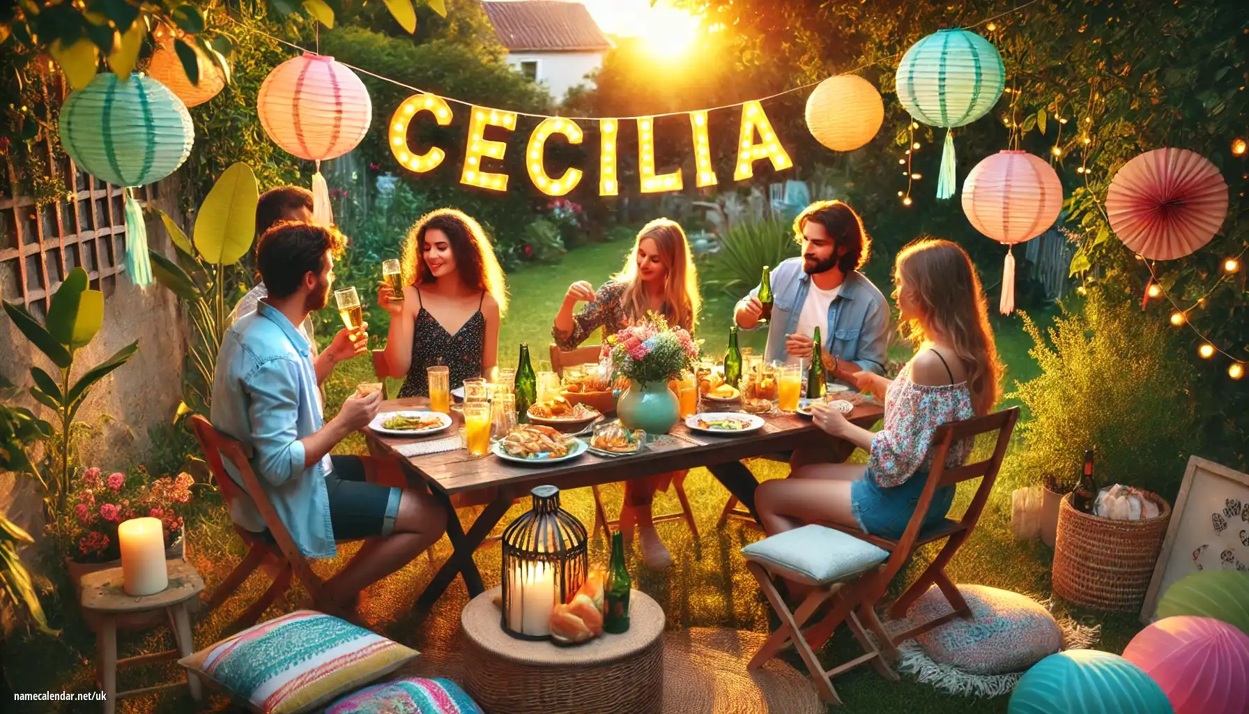 Святкування іменин та імен - Cecilia