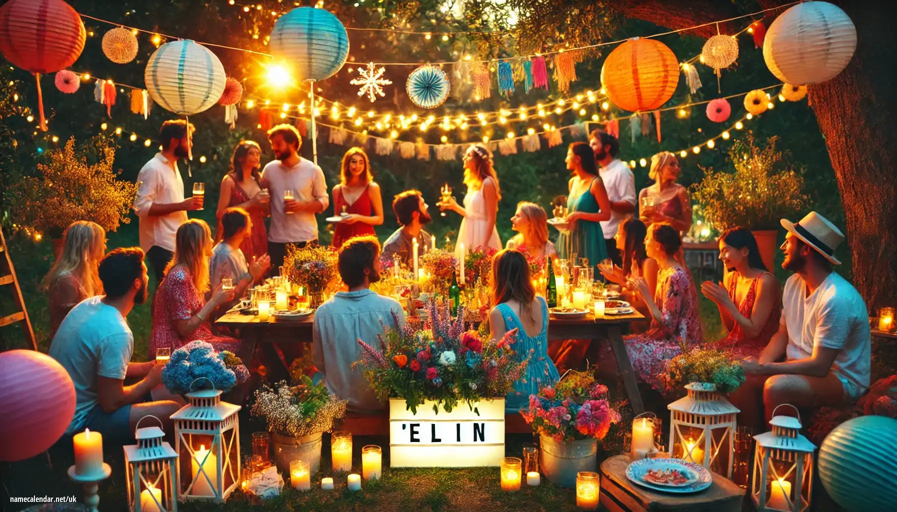 Святкування іменин та імен - Elin