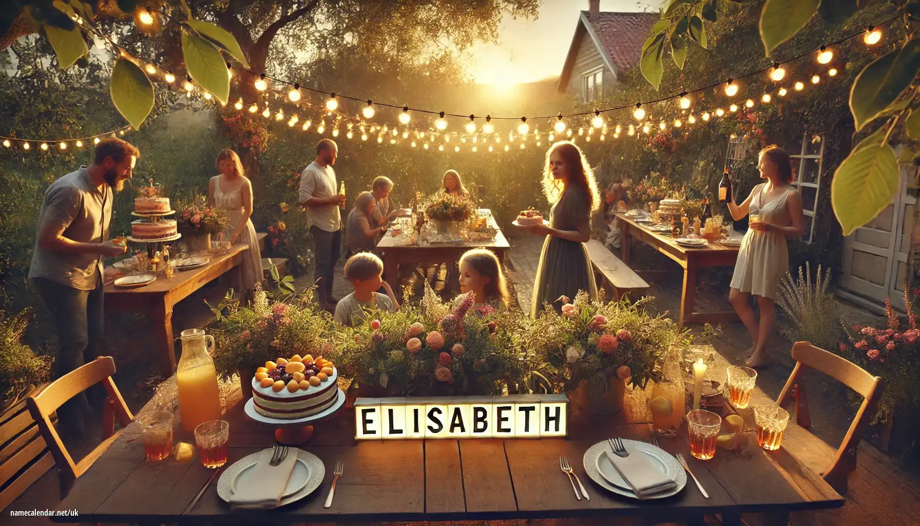 Святкування іменин та імен - Elisabeth