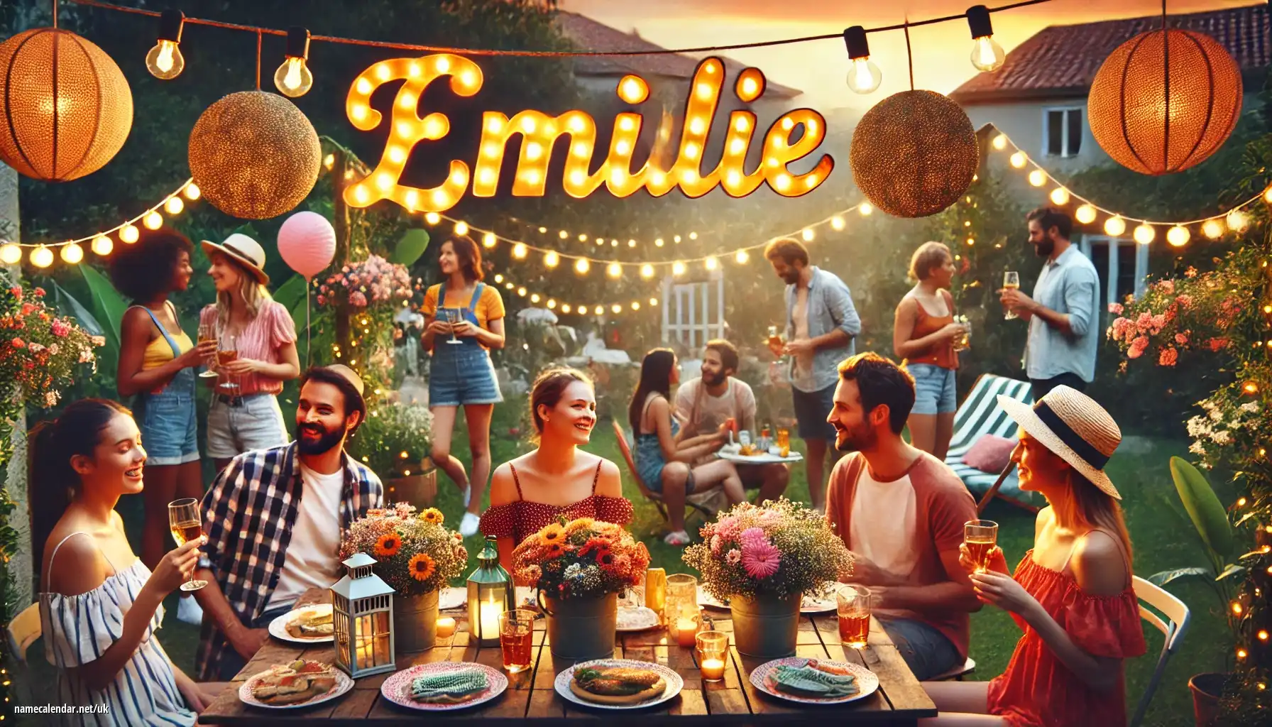 Святкування іменин та імен - Emílie