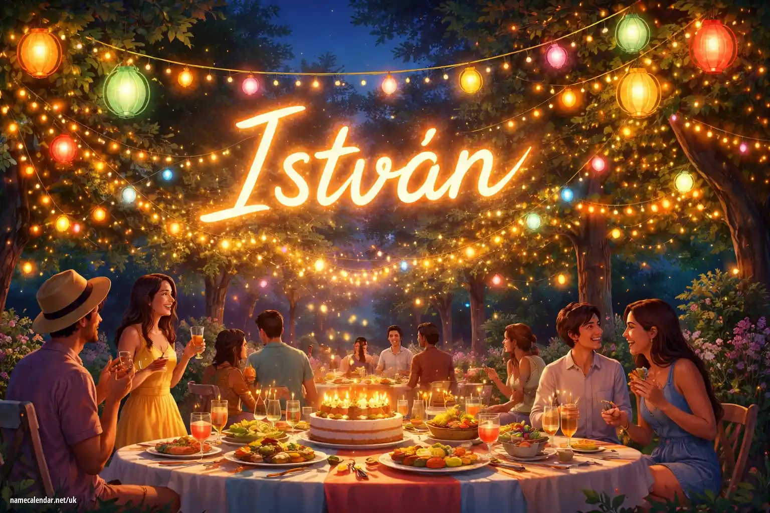 Святкування іменин та імен - István