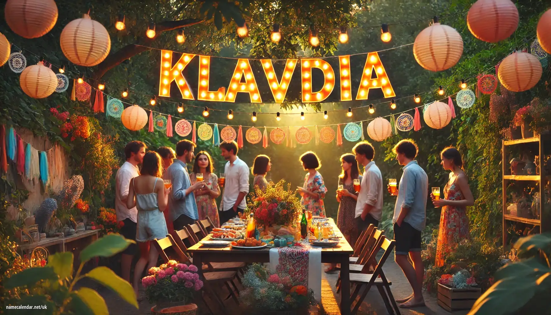 Святкування іменин та імен - Klavdia