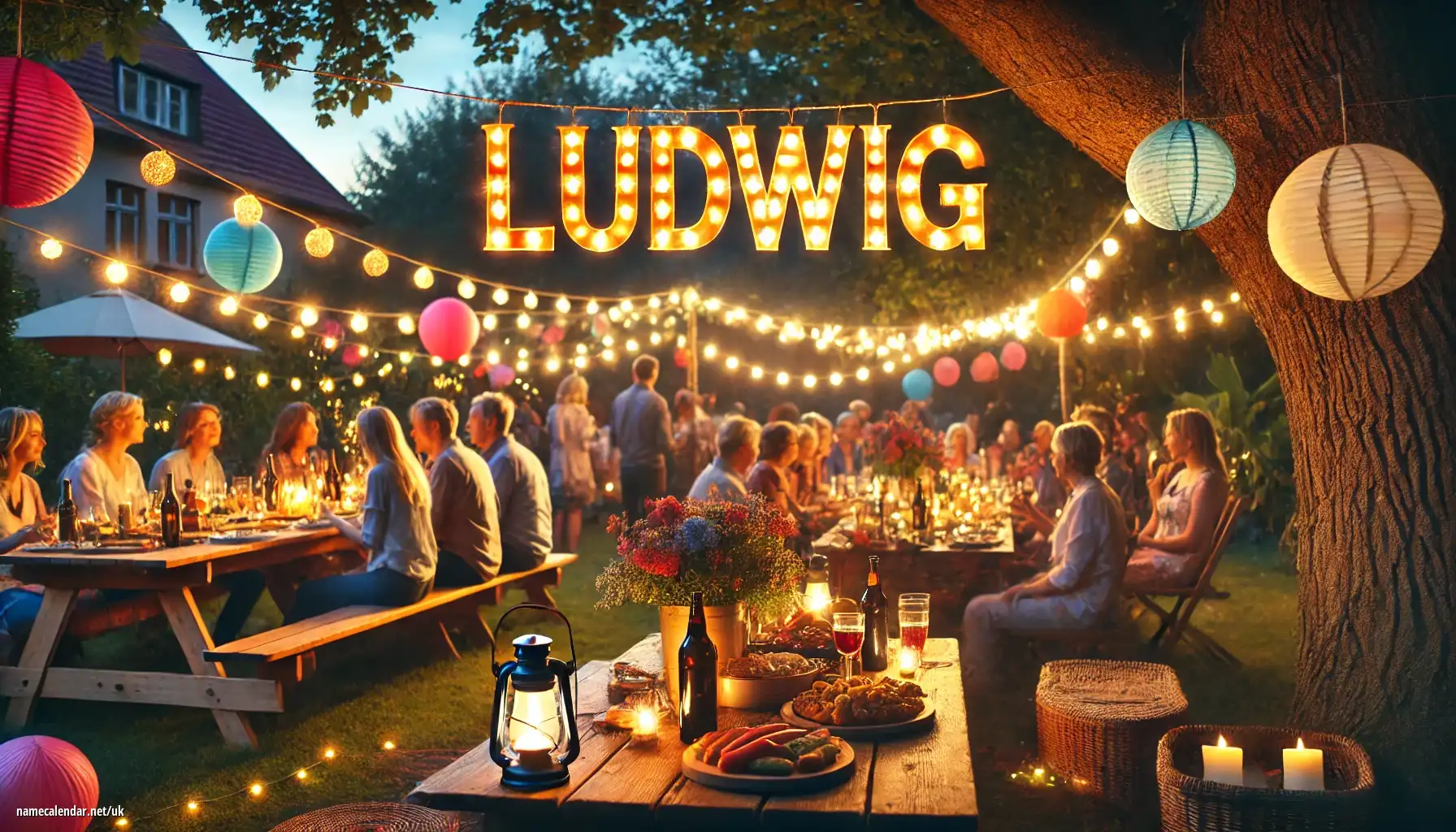 Святкування іменин та імен - Ludwig