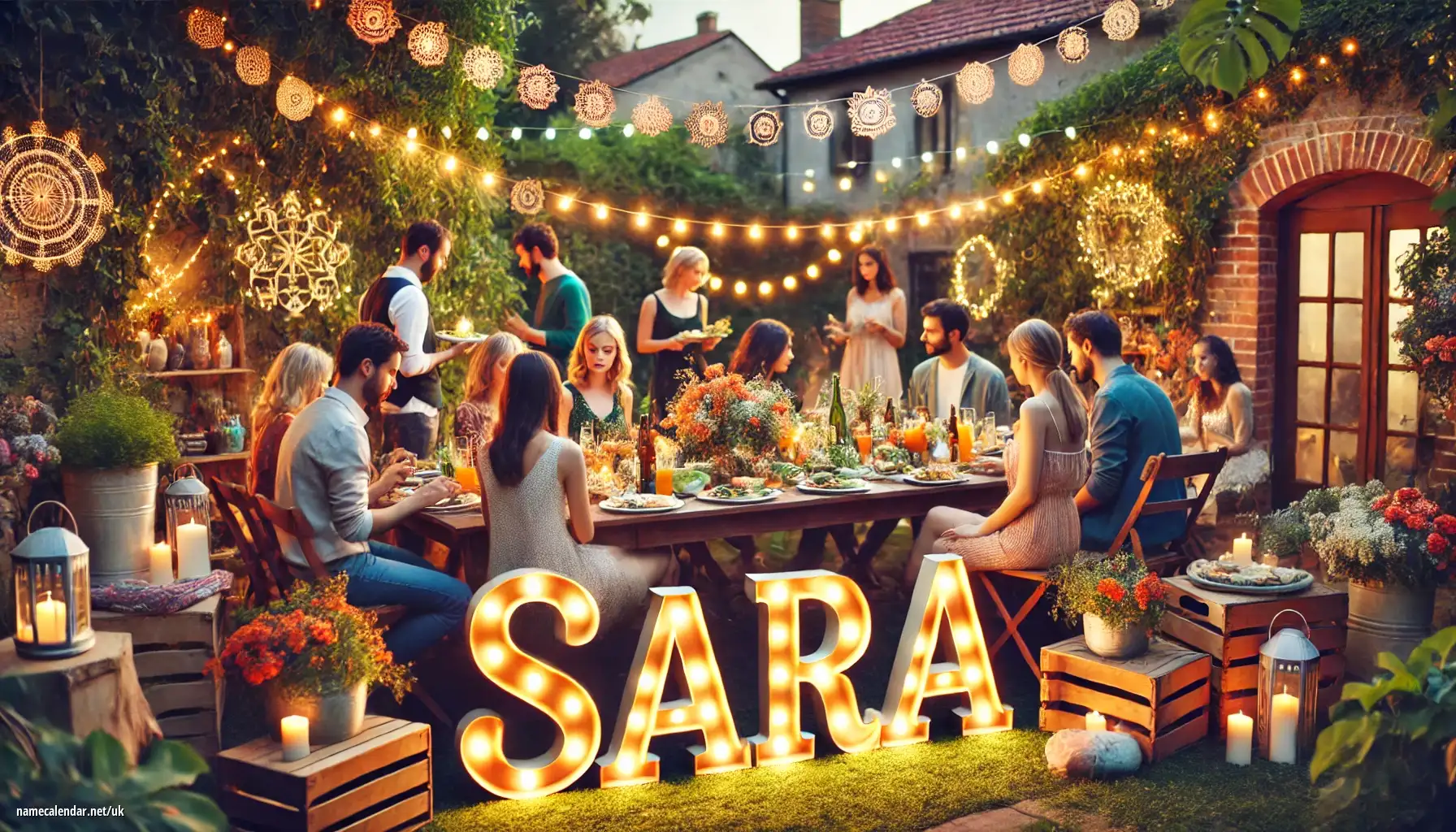 Святкування іменин та імен - Sara