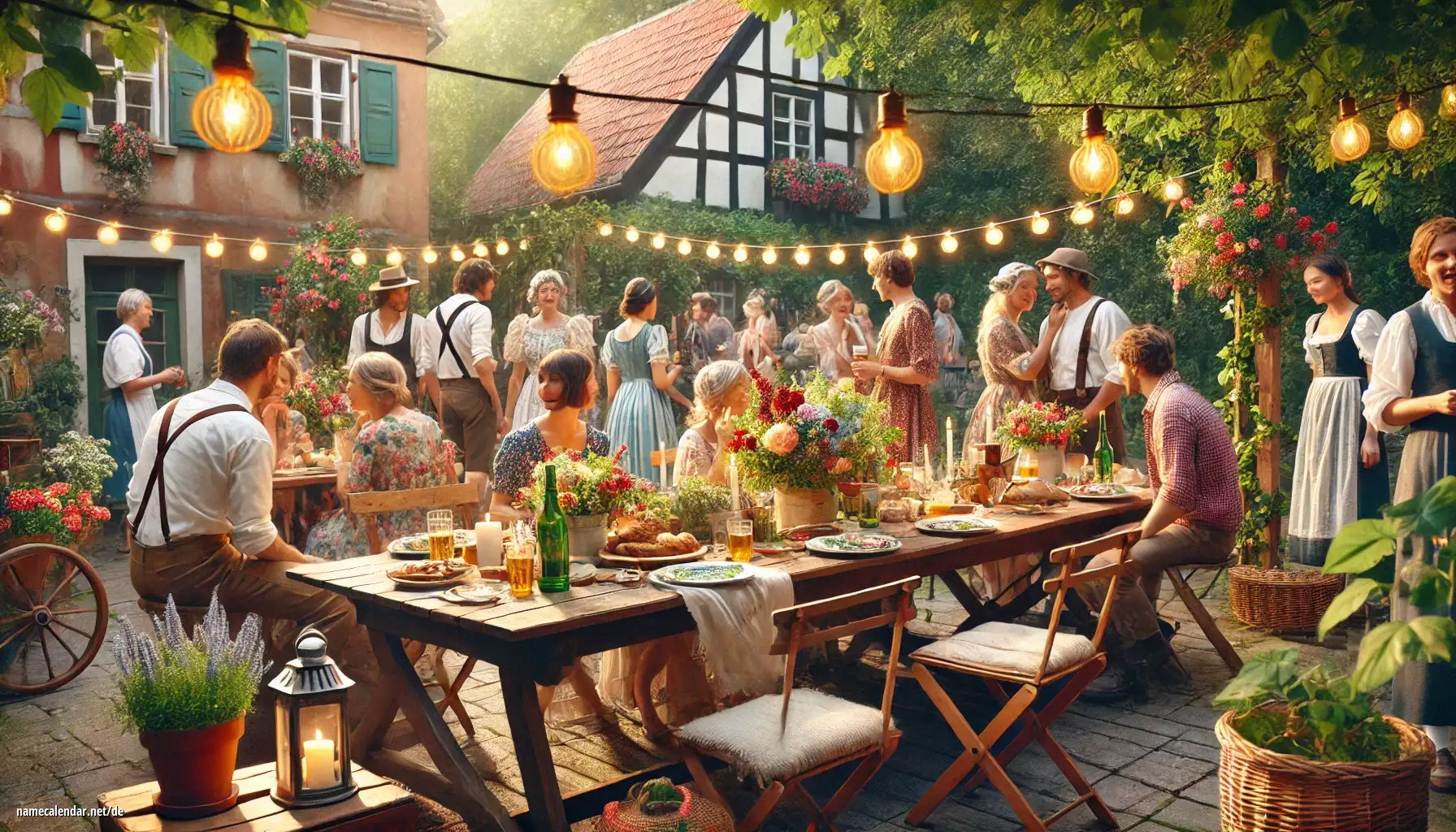 Feier des Namenstages und des Namens