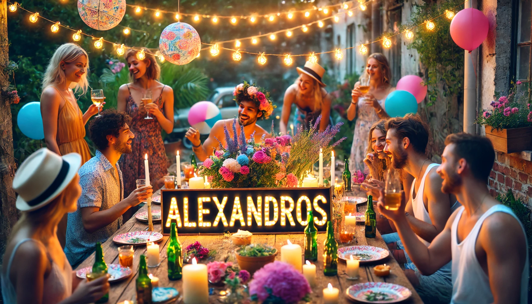 Feier des Namenstages und des Namens - Alexandros Feier des Namenstages und des Namens - Alexandros