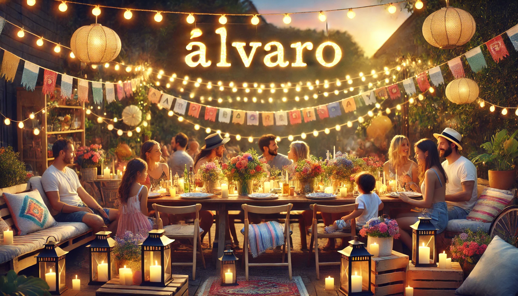 Feier des Namenstages und des Namens - Alvaro