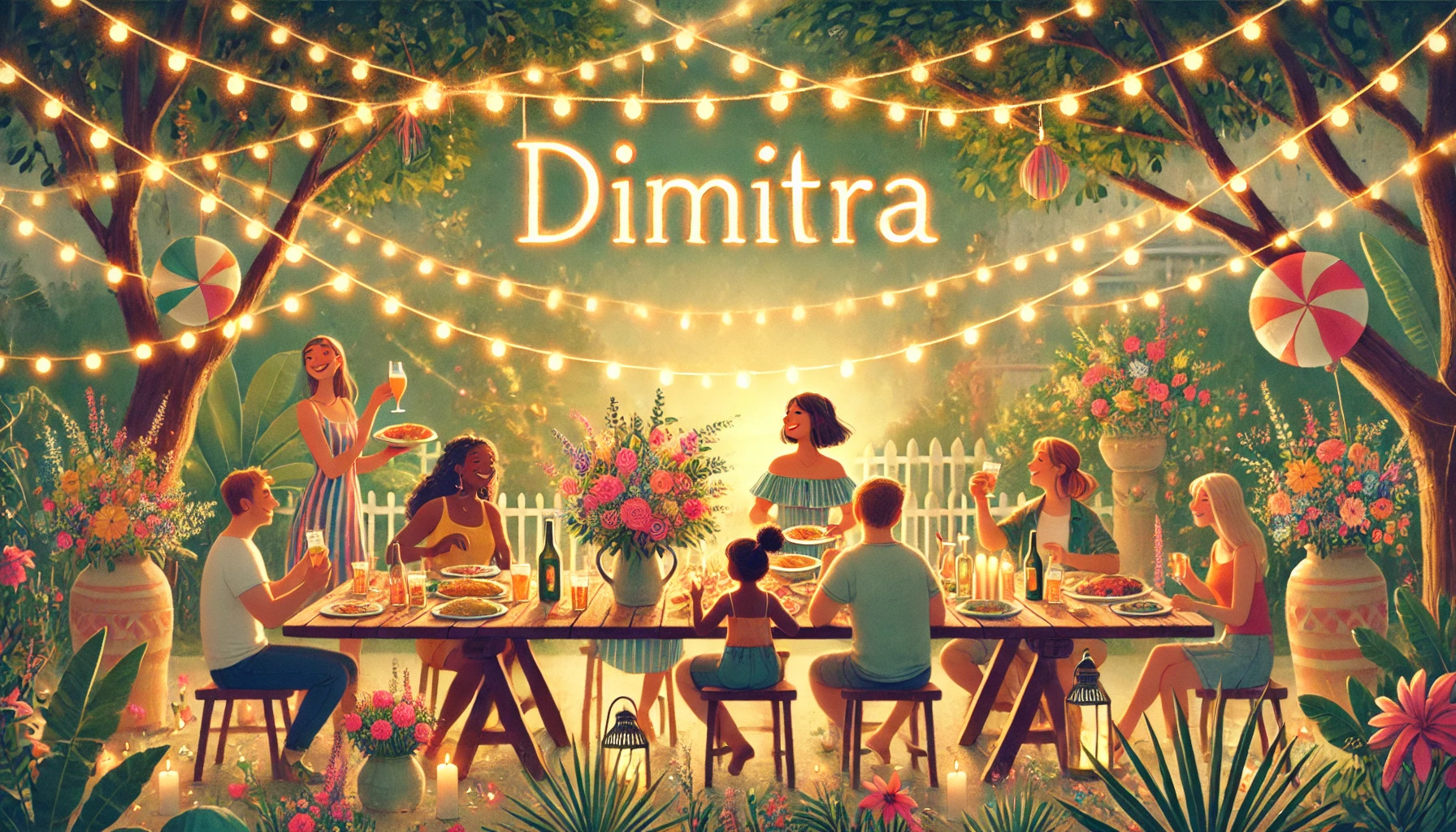 Celebración del onomástico y del nombre - Dimitra Celebración del onomástico y del nombre - Dimitra