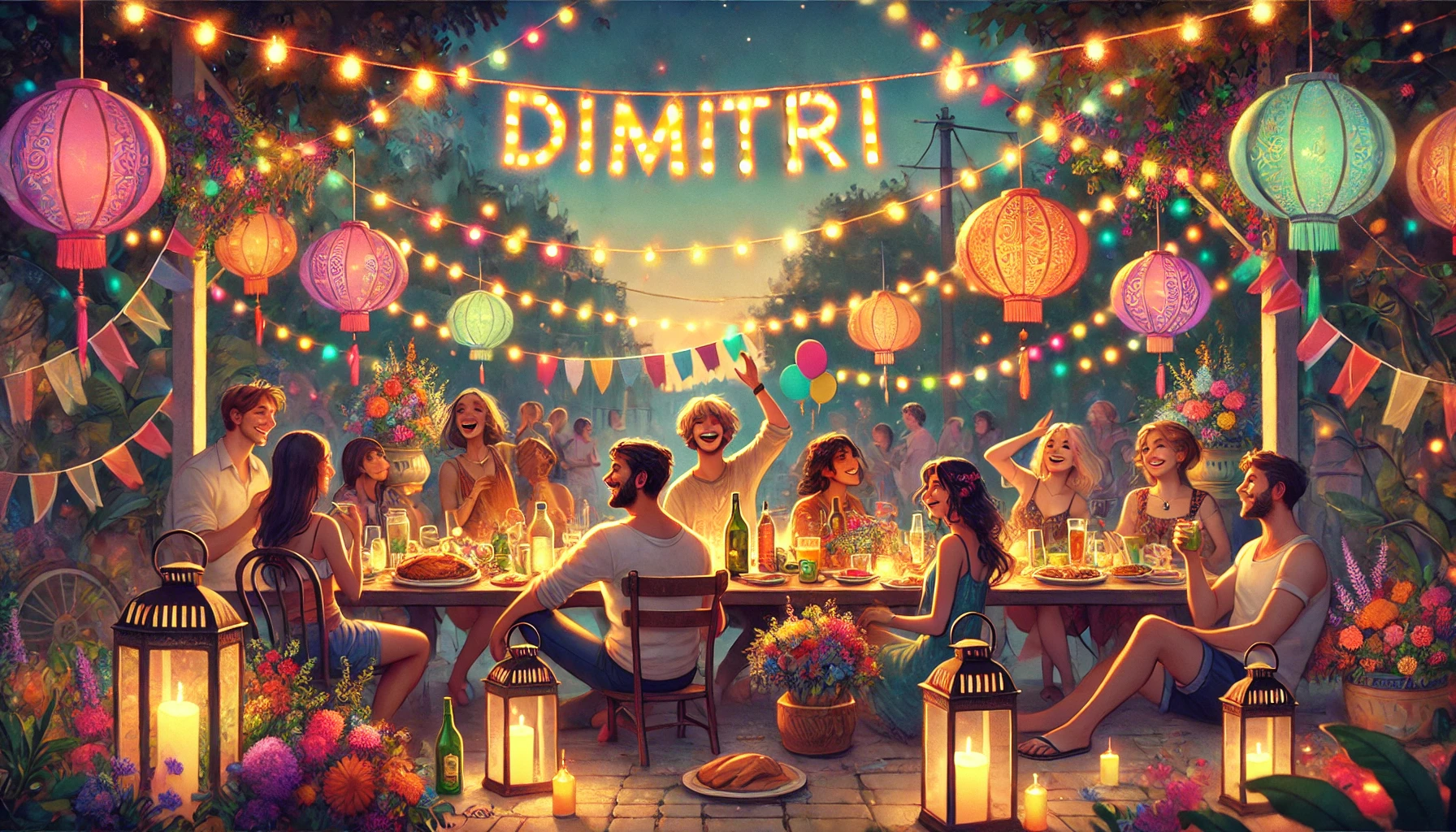 Celebración del onomástico y del nombre - Dimitri Celebración del onomástico y del nombre - Dimitri
