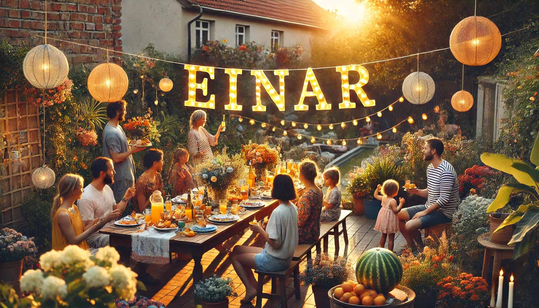 Celebración del onomástico y del nombre - Einar Celebración del onomástico y del nombre - Einar