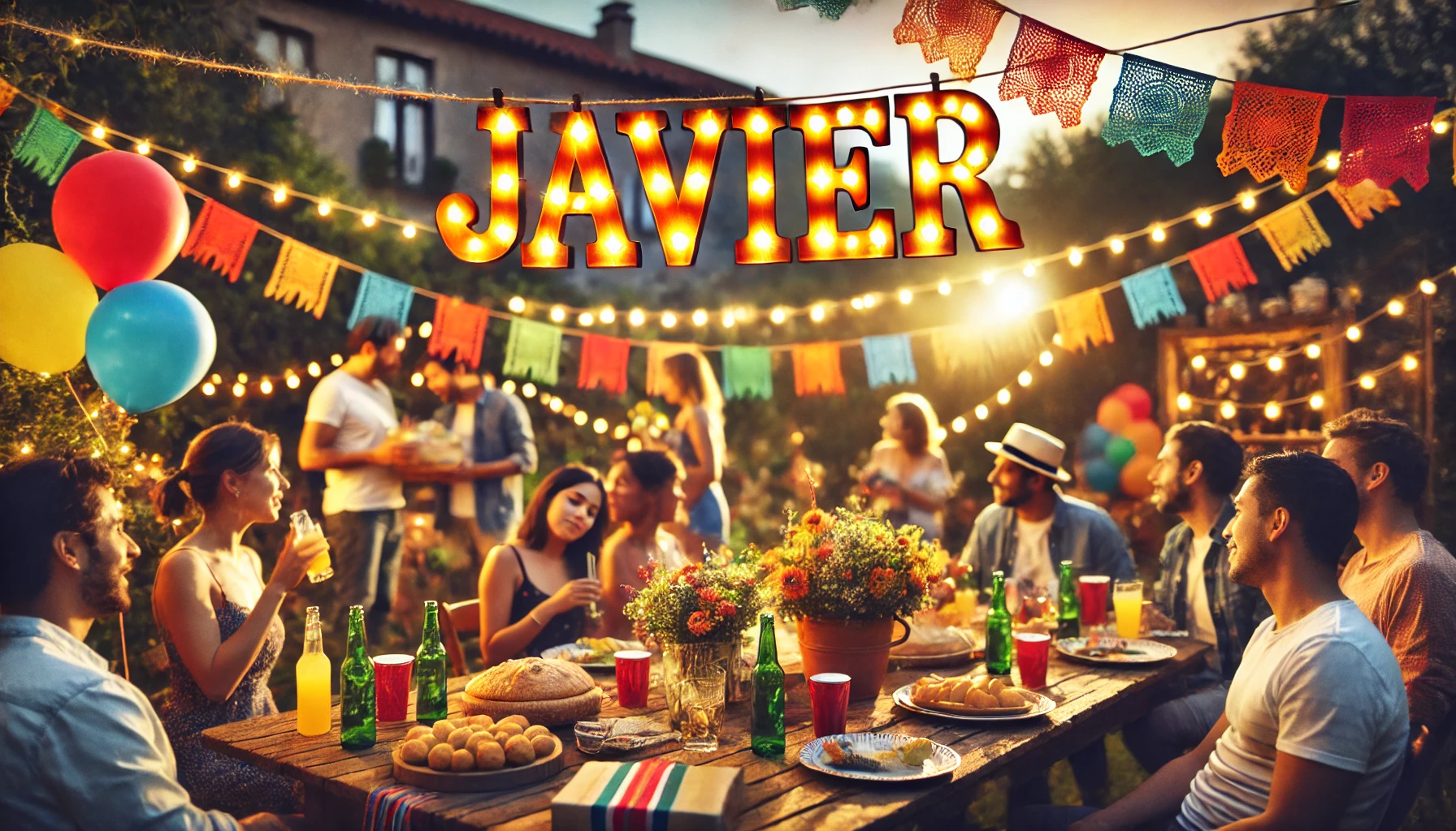 Nimipäivän ja nimen juhliminen - Javier