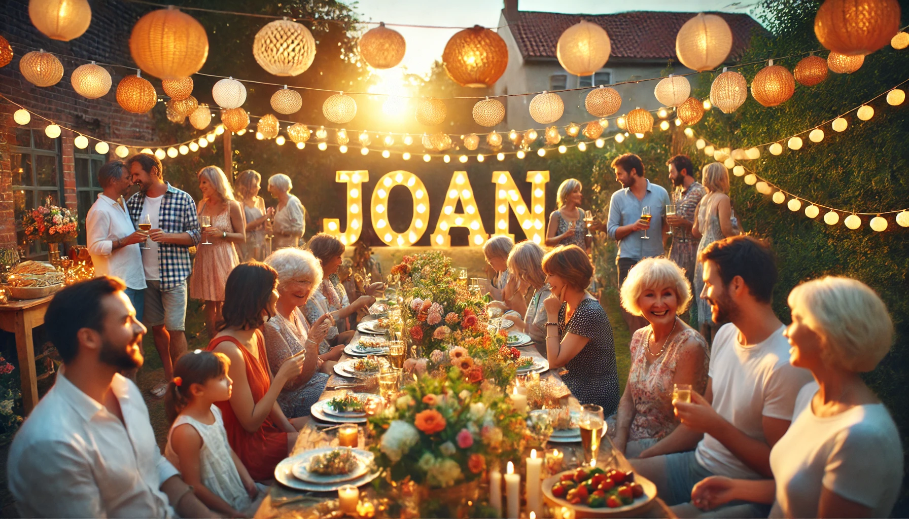Celebración del onomástico y del nombre - Joan