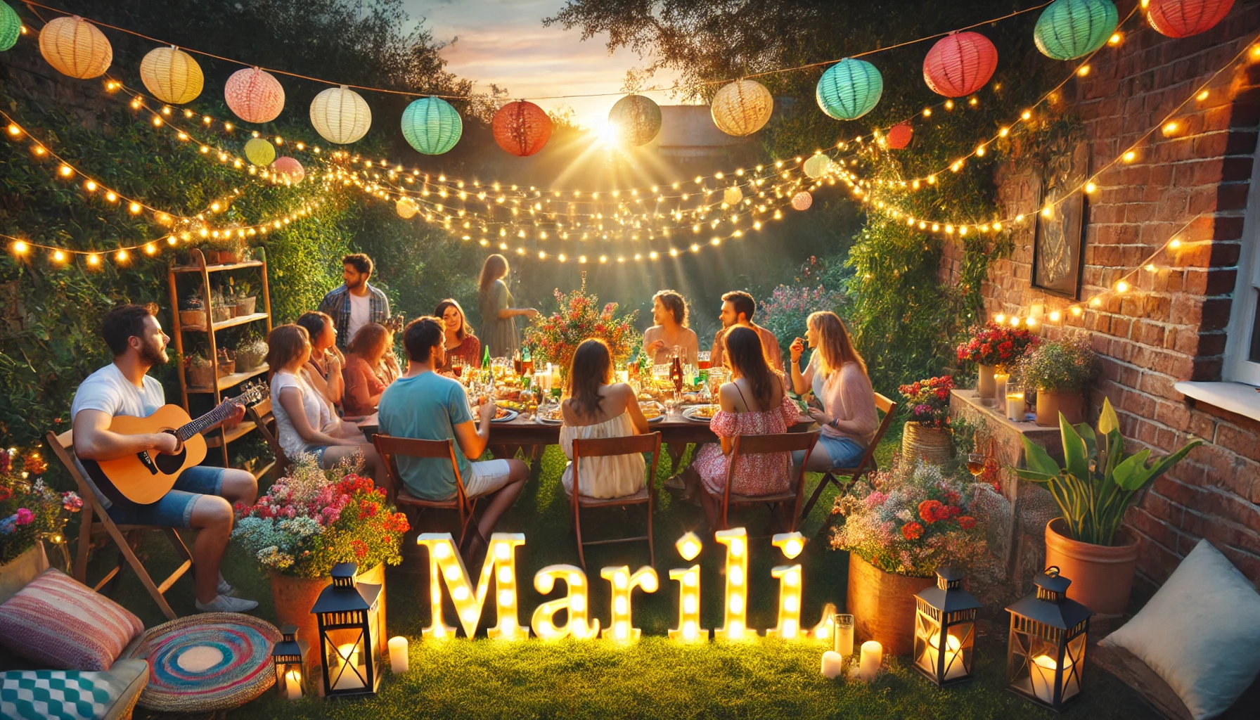 Celebration of name day and name - Marili