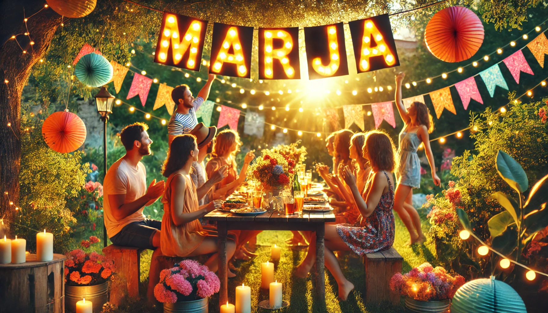 Feier des Namenstages und des Namens - Marja