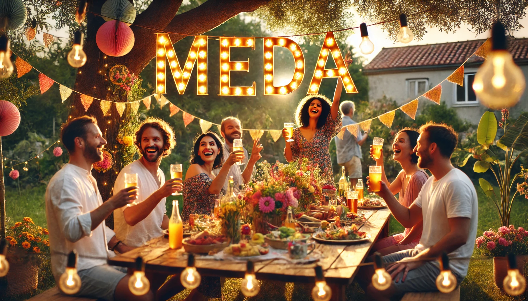 Celebration of name day and name - Meda