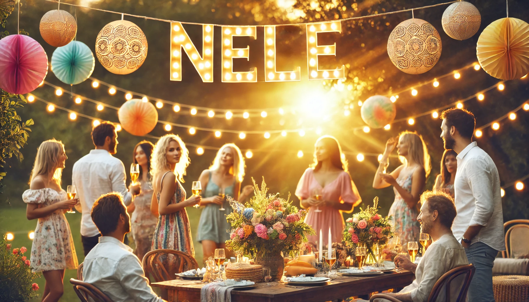 Feier des Namenstages und des Namens - Nele Feier des Namenstages und des Namens - Nele