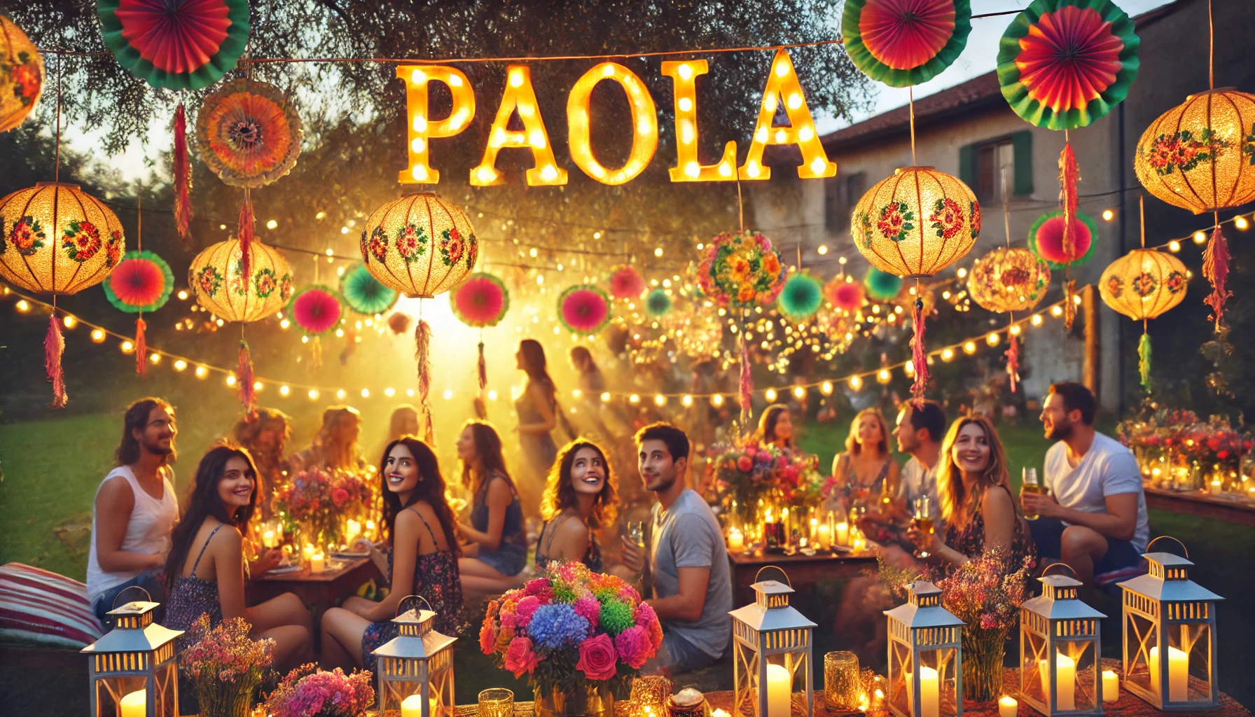 Célébration du jour du nom et du nom - Paola Célébration du jour du nom et du nom - Paola