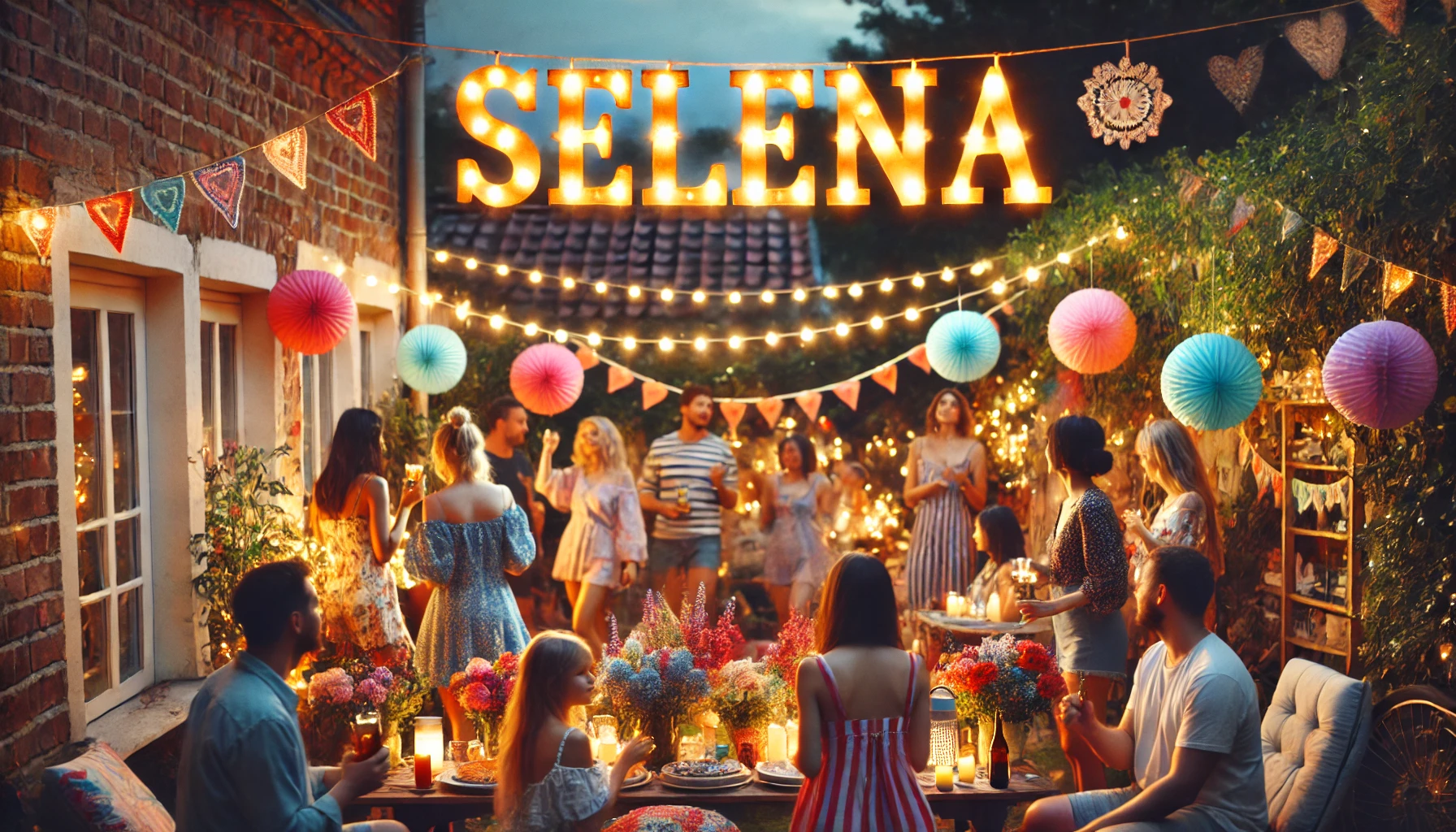 Celebration of name day and name - Selena
