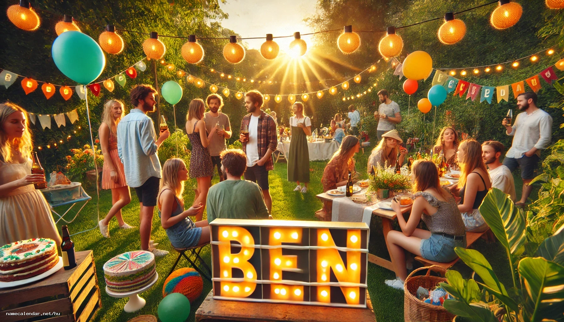 Névnap és név megünneplése - Ben