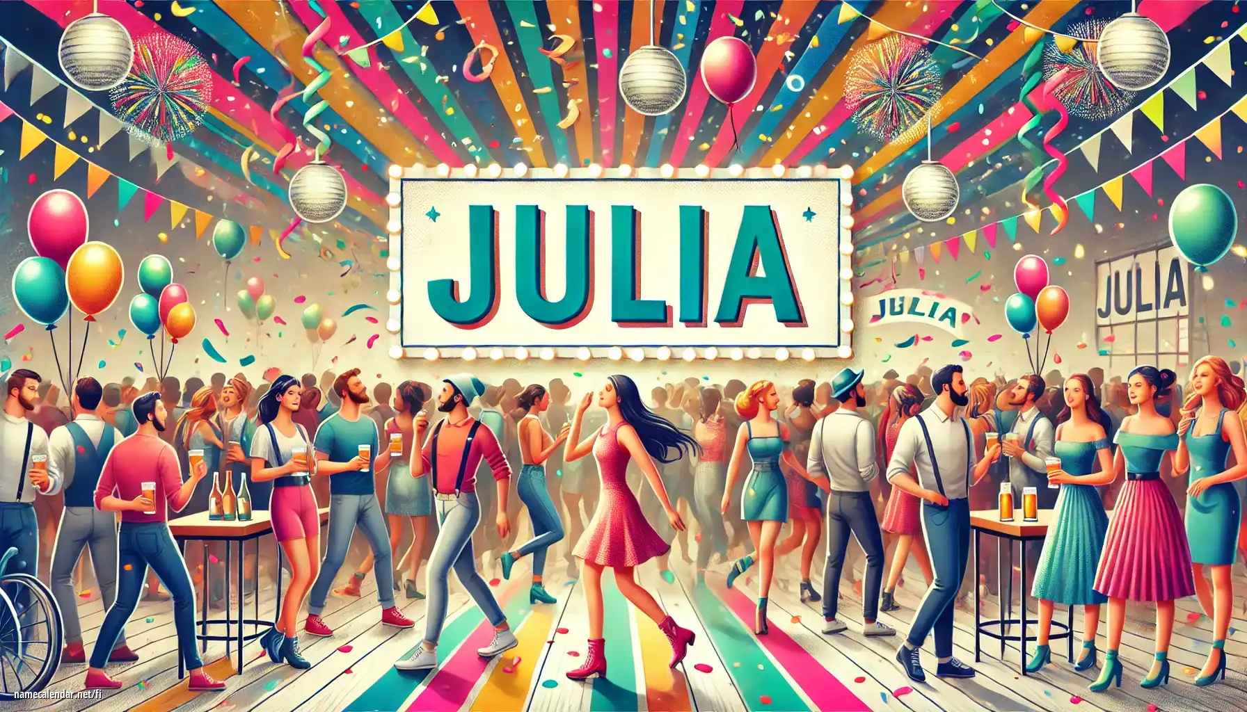 Nimipäivän ja nimen juhliminen - Júlia