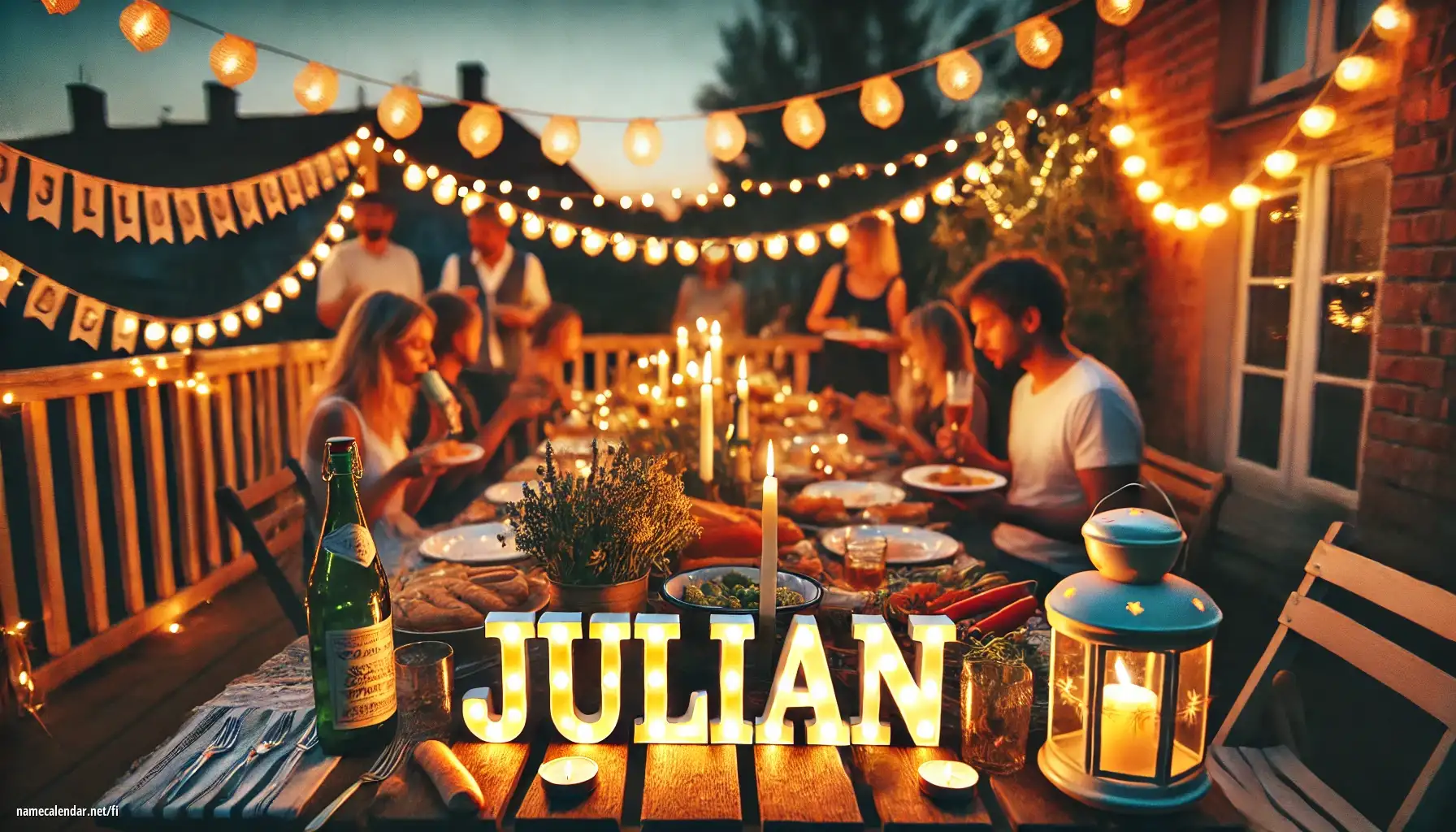 Nimipäivän ja nimen juhliminen - Julian