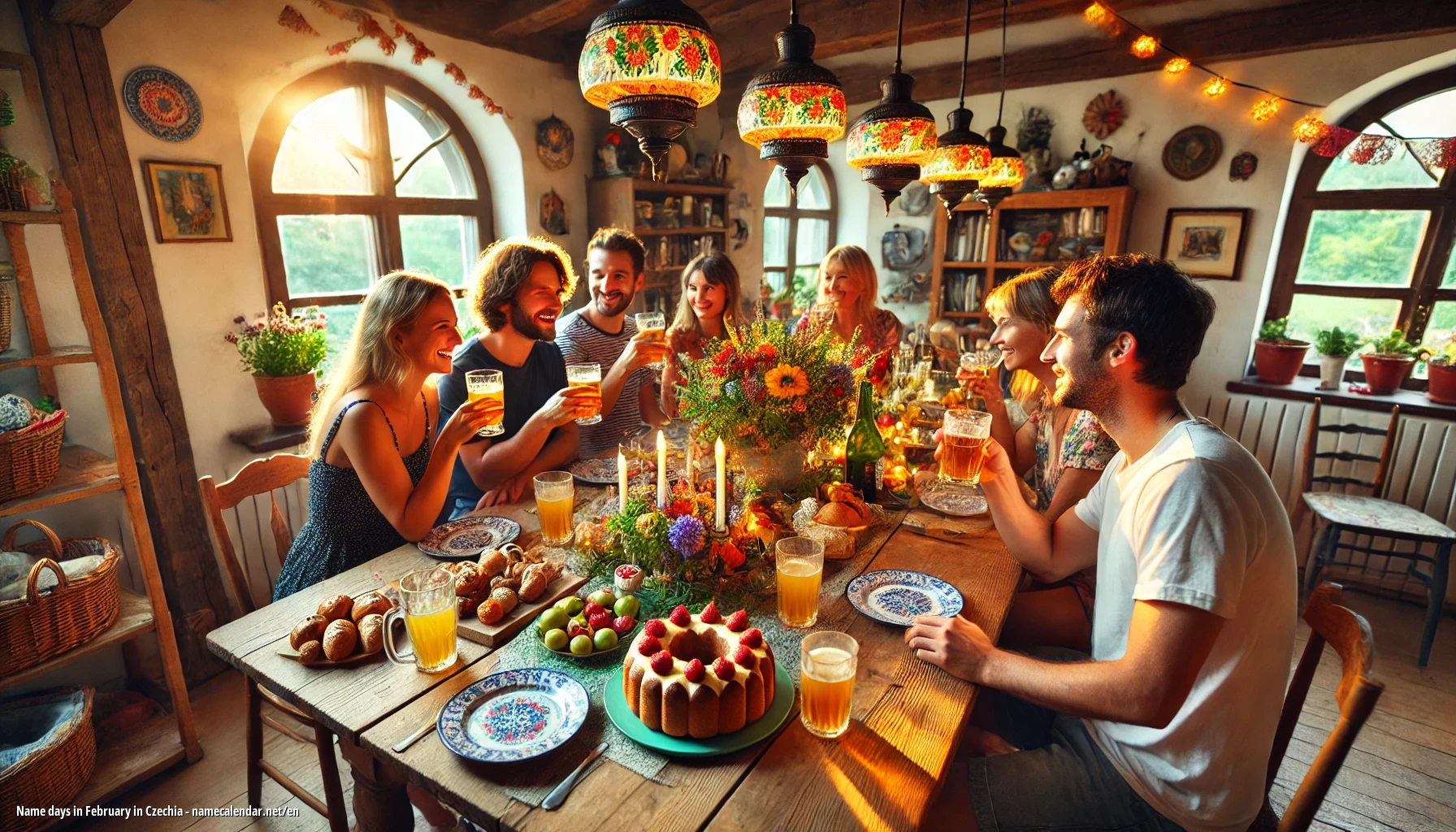 Celebration of name day and name in Czechia