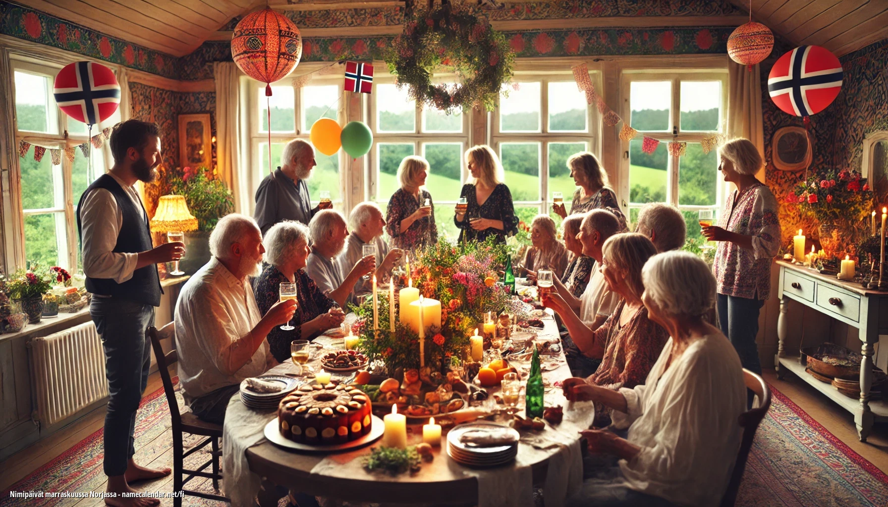 Nimipäivän ja nimen juhliminen Norjassa