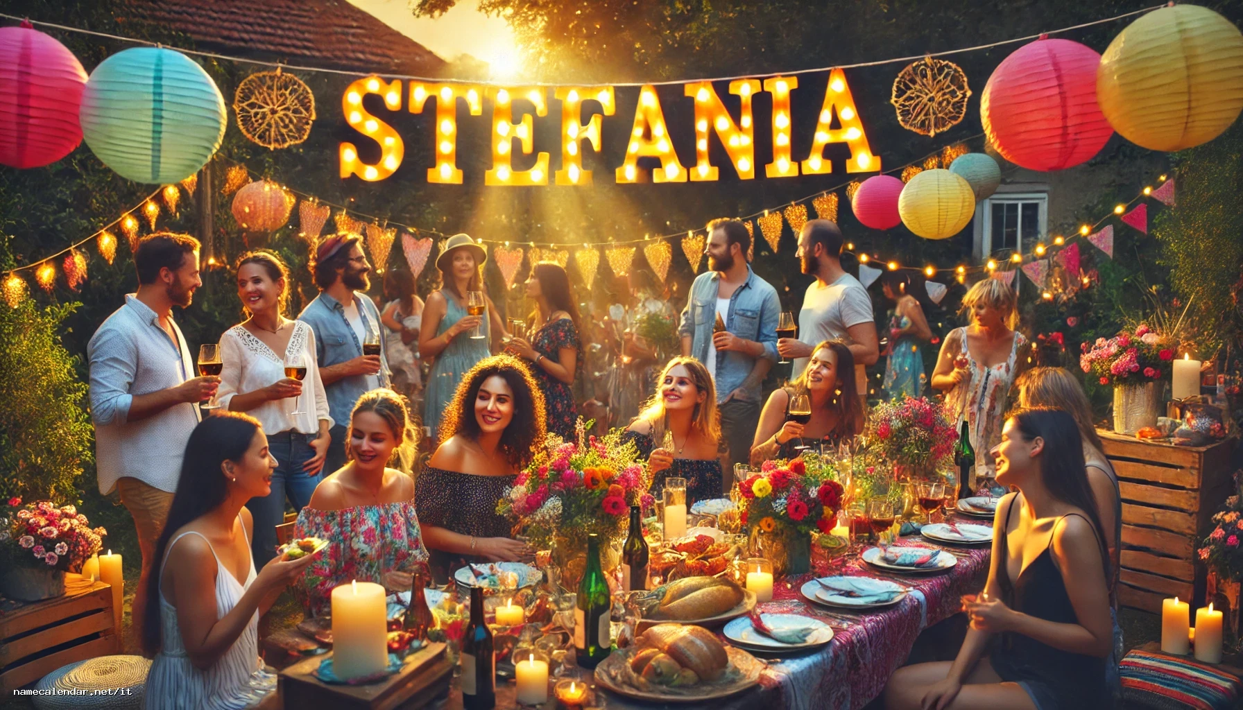 Celebrazione dell'onomastico e del nome - Štefánia